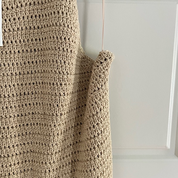 NWT Banana Republic Woven Crocheted Mini Dress - Picture 5 of 5
